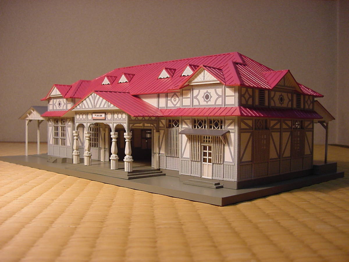 LED照明付きHOサイズ 南海電鉄 浜寺公園駅 駅舎模型 nhs010