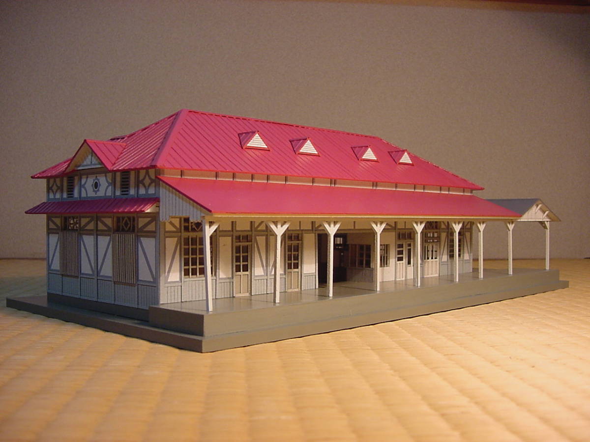 LED照明付きHOサイズ 南海電鉄 浜寺公園駅 駅舎模型 nhs010 LED照明付きHOサイズ 南海電鉄 浜寺公園駅 駅舎模型 nhs010