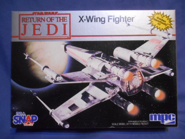 mpc X ウイング 小 スターウォーズ ジェダイの復讐 return of the jedi プラモデル star wars x wing fighter snap model kit_画像1