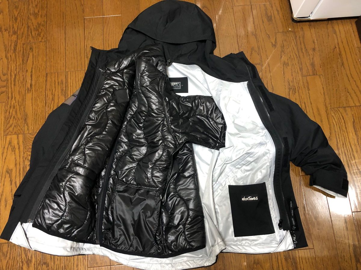 ダファー×ワイルドシングス デナリジャケット ブラックサイズL ダファー×ワイルドシングス デナリジャケット ブラックサイズL