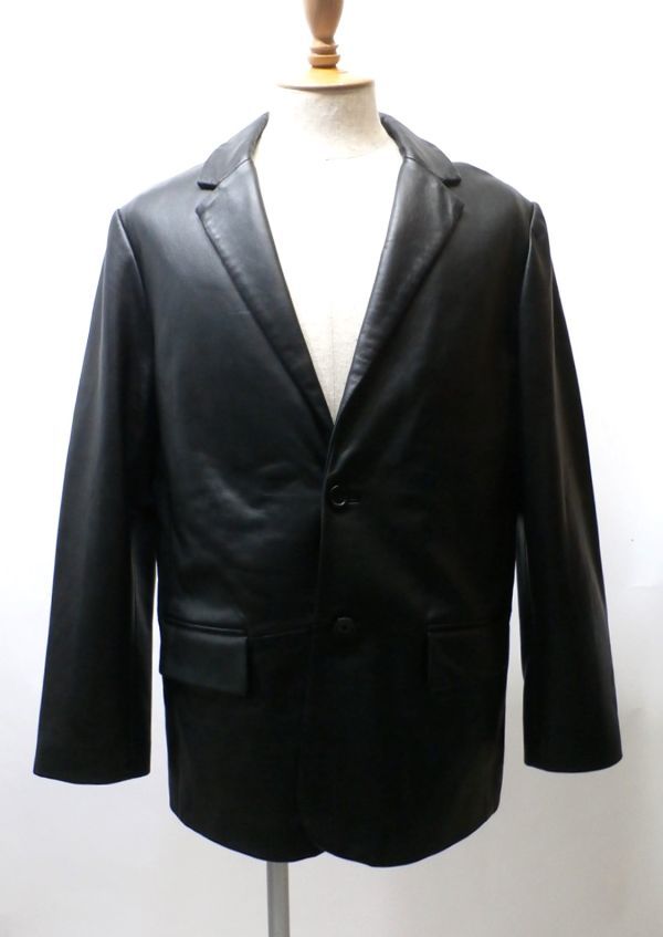 国内正規品 美品 SUPREME 19SS LEATHER BLAZER シュプリーム レザーブレザー テーラードジャケット jacket 黒 ブラック M JZ-18_画像8