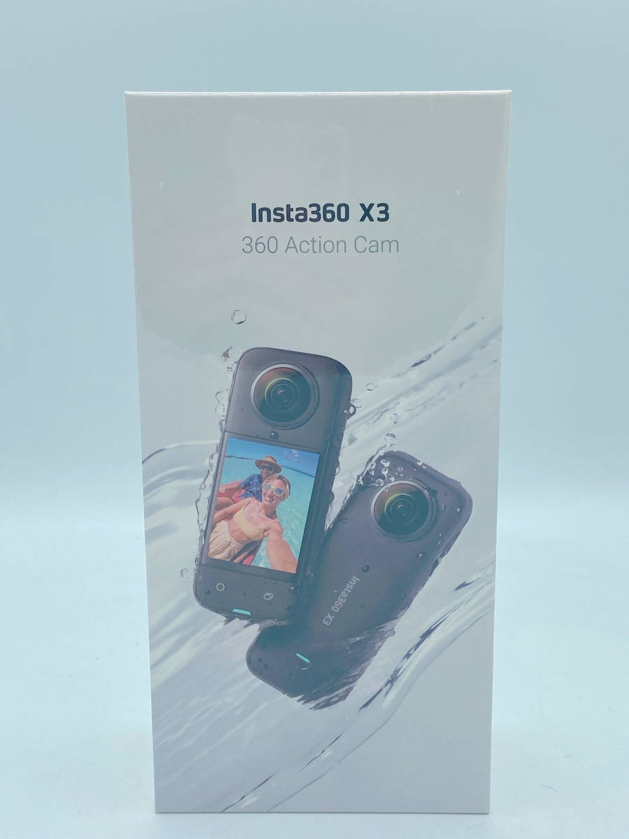 N33709 【新品】Insta360 ×3 CINSAAQ/B 360 Action Cam カメラ 人気 360度アクションカメラ