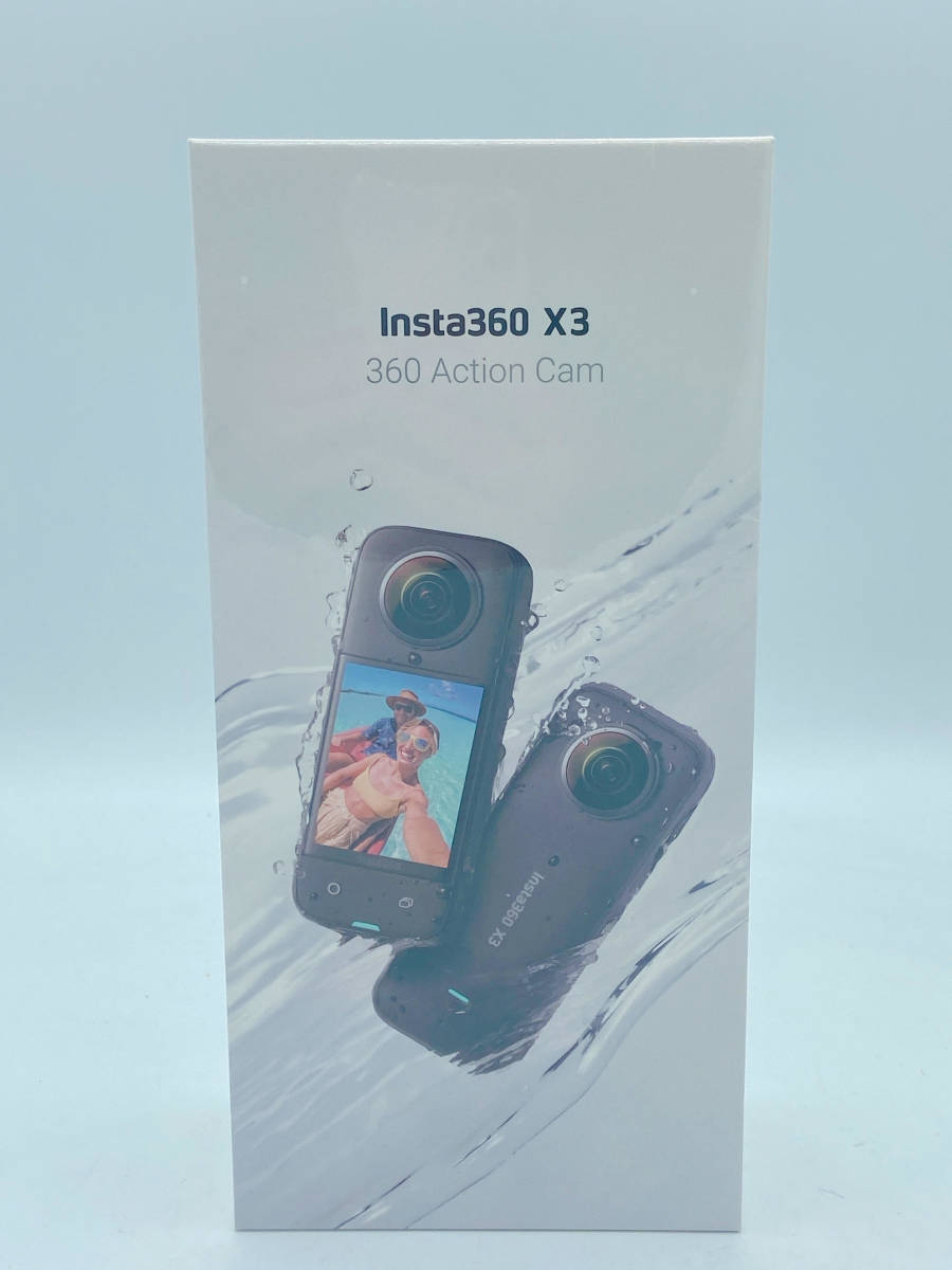 N33710 【新品】Insta360 ×3 CINSAAQ/B 360 Action Cam カメラ 人気 360度アクションカメラ_画像2