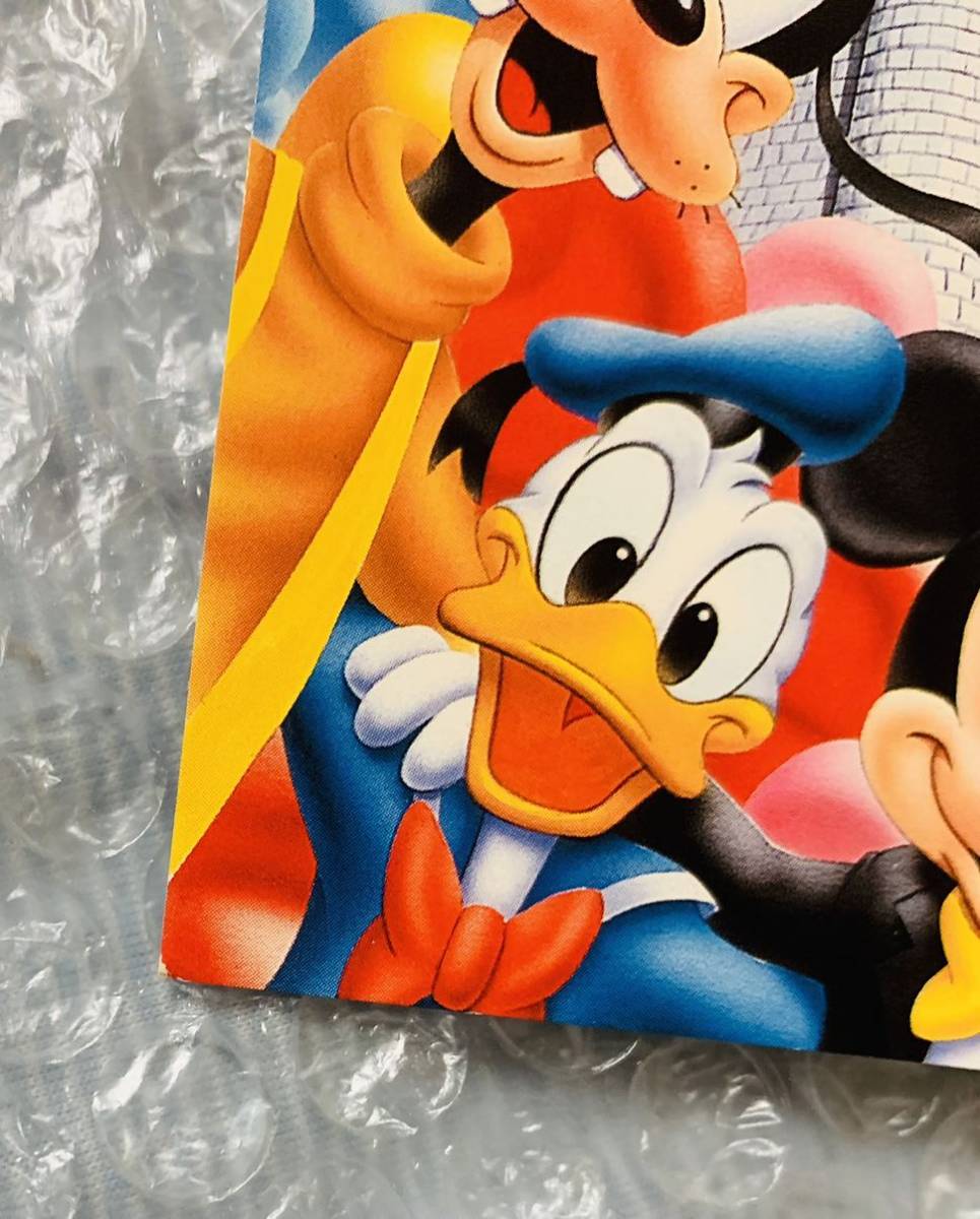 未使用　 Disney ディズニー　 ミッキーマウス ミニーマウス　 ハート フォトスタンド 写真立て おまけ 希少 レトロ ポストカード 5枚付き
