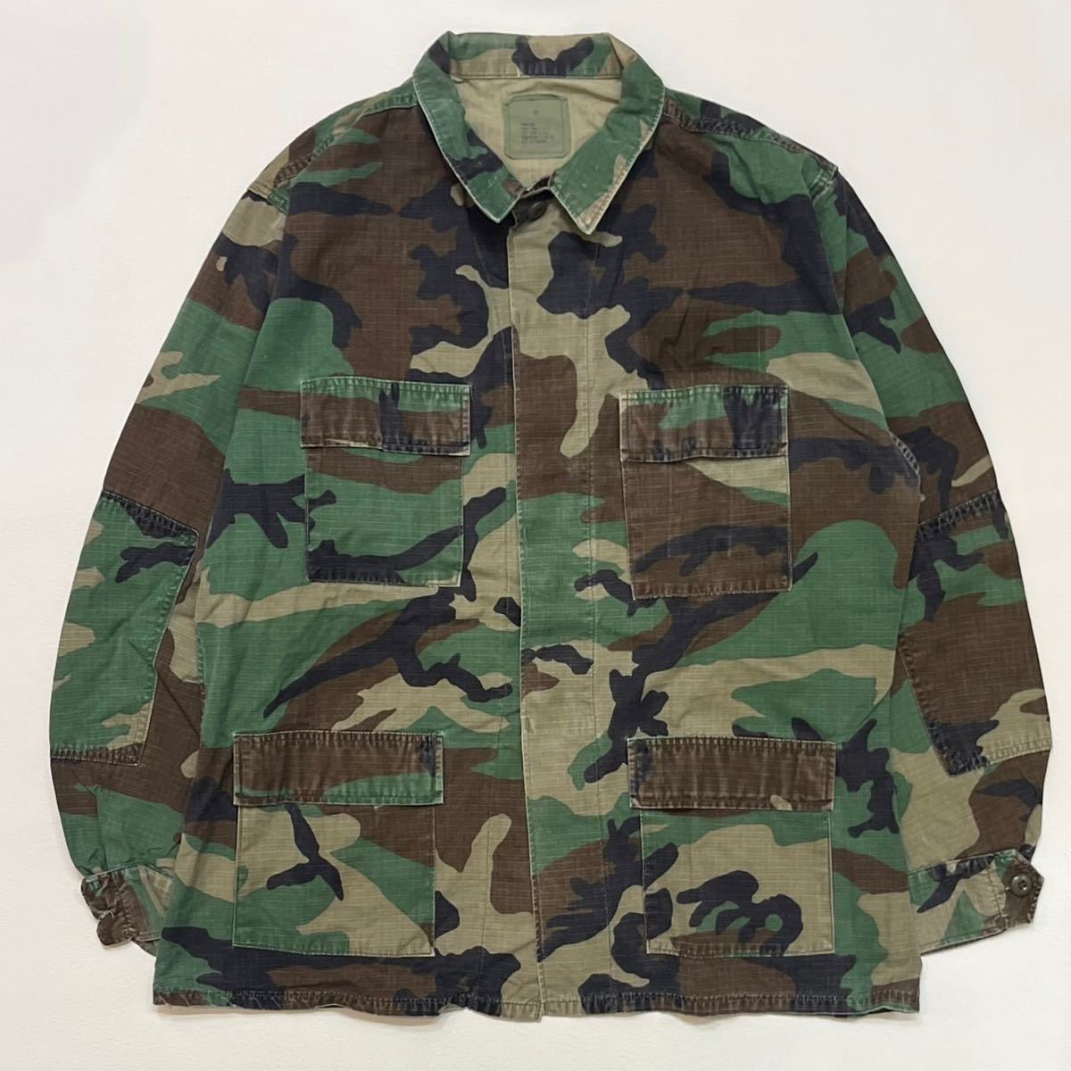 h128 90 年代 AMERICAN APPAREL M-65 カモ フィールド ジャケット 軍 ビッグ L アメリカアパレル 90s vintage ビンテージ 迷彩 ミリタリー_画像1