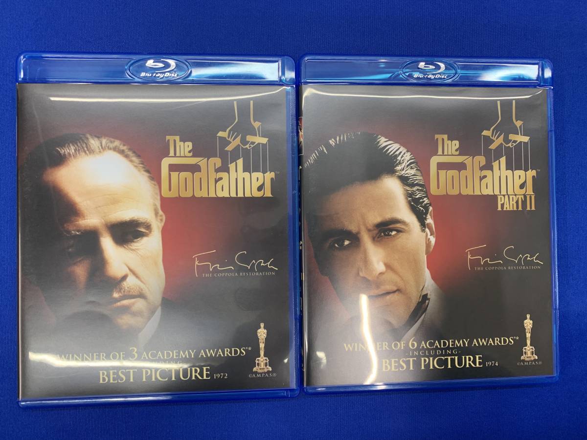 17-y11913-Pr ゴッドファーザー THE Godfather ＆ゴッドファーザー THE Godfather パートⅡ Blu-ray 2巻セット_画像1