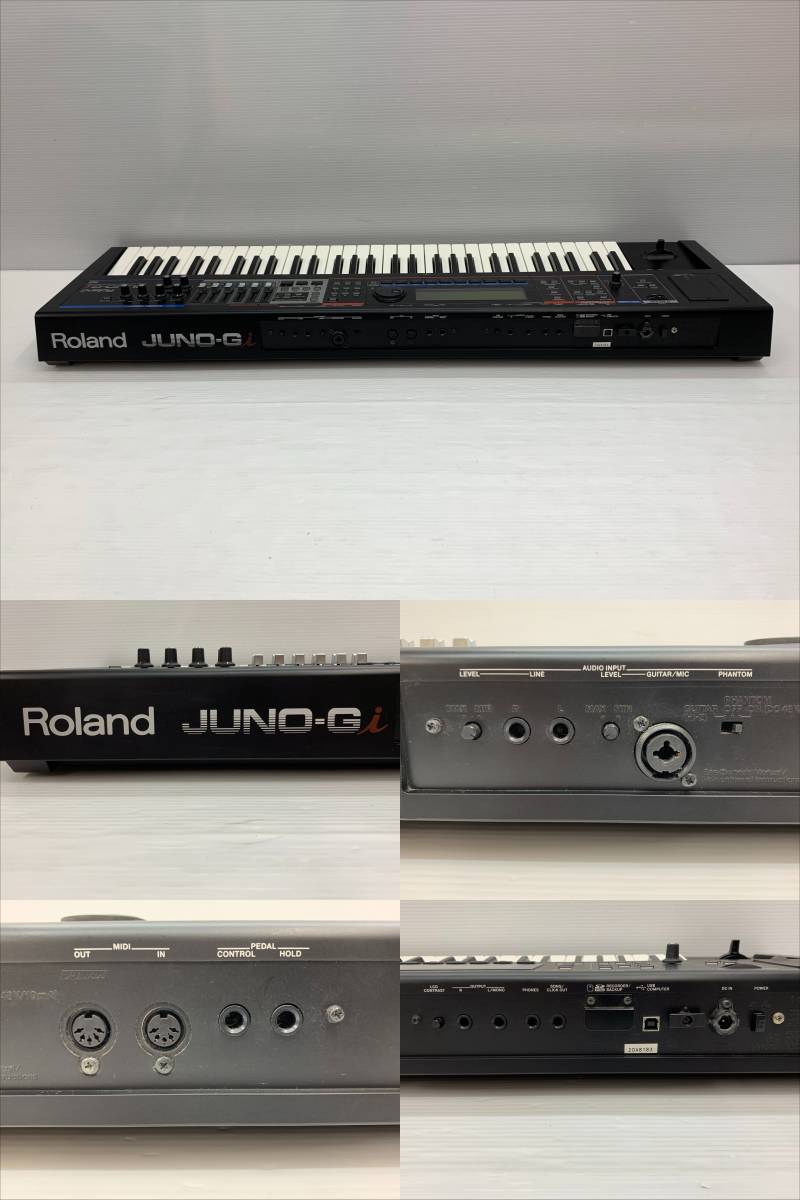 96-y11787-170s Roland ローランド JUNO-Gi シンセサイザー キーボード 61鍵 動作確認済_画像8