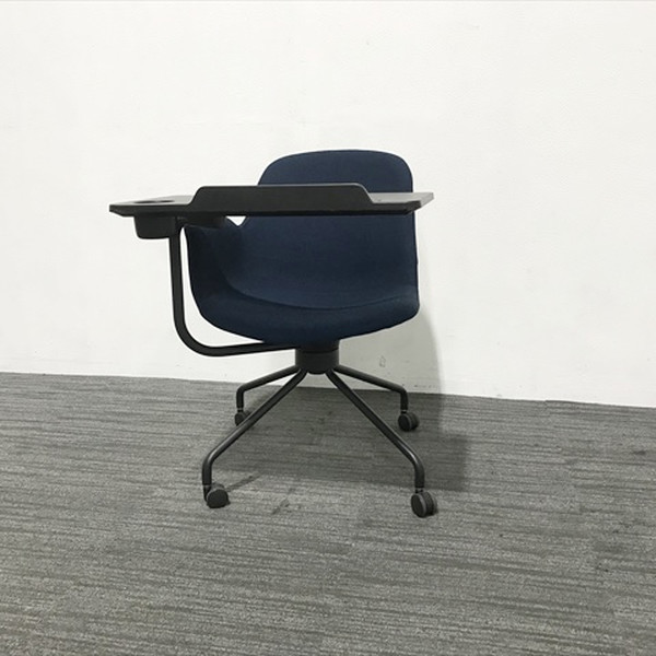 mi-ting chair elbow attaching all-in-one trim ... type memory pcs attaching with casters kokyo blue used IM-861650B