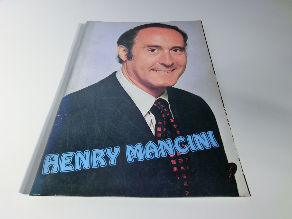 HENRY MANCINI ヘンリー・マンシーニ 日本公演 パンフレット_画像1