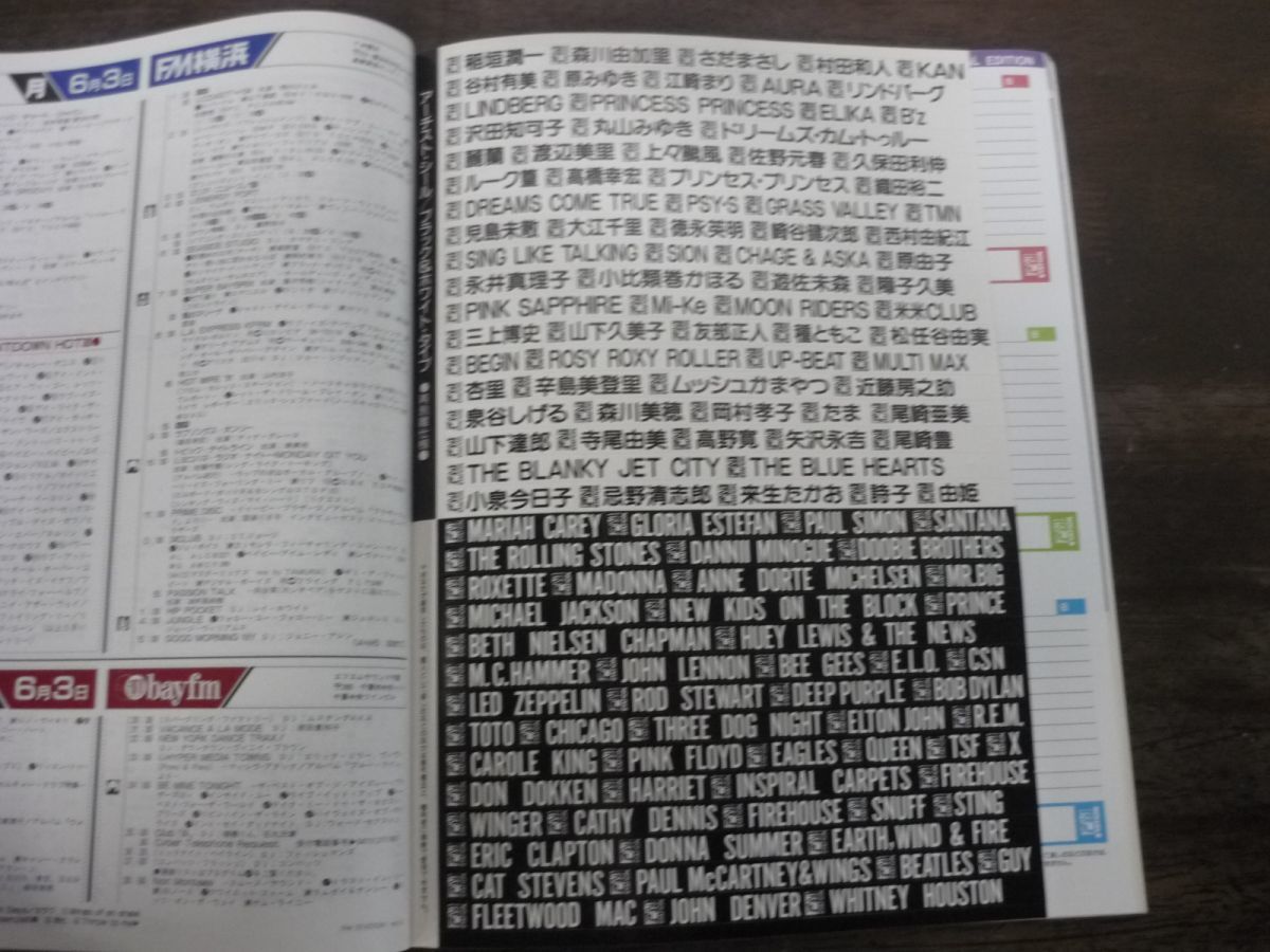 2024新商品 FMステーション FM STATION 関東版 1991年(平成3年)No.1〜26 その他