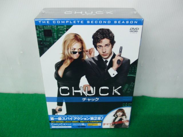CHUCK チャック セカンドシーズン コンプリートボックス DVD11枚組 未開封になりますが、シュリンクに少し破れあり