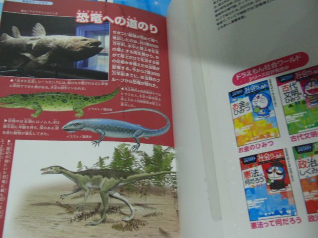 ドラえもん科学ワールドシリーズ9冊＋小学生らくらく勉強法※恐竜と失われた動物たち、はじめてのふしぎカバー貼り付けあり_画像6