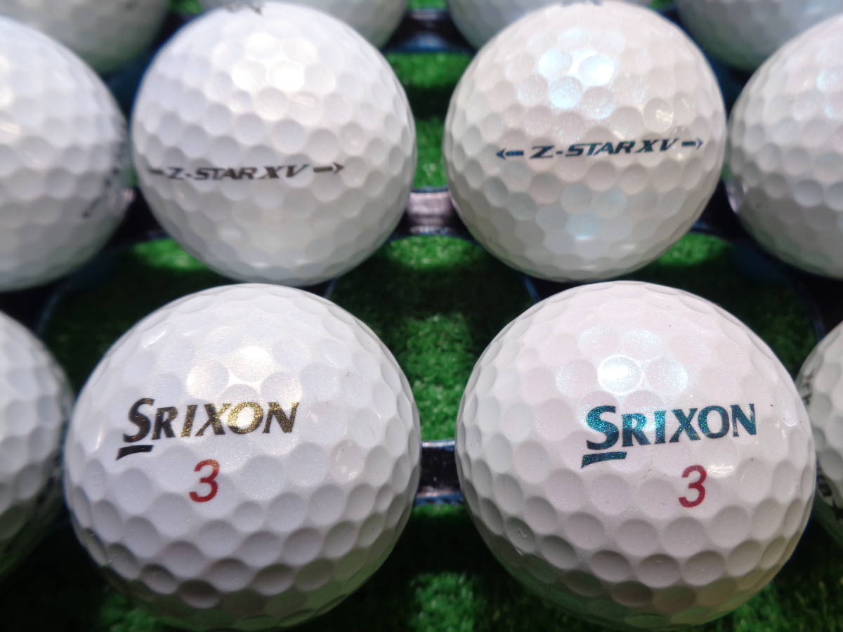 [SR602.] スリクソン ゼットスター エックスブイ 17年 SRIXON Z・STAR XV 20球 ロストボール 【中古】_画像1