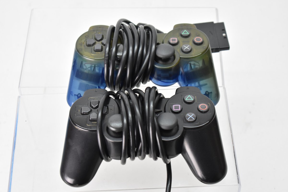 SONY PlayStation2 SCPH-18000 本体 + 各種ケーブル等付属品 元箱付 ソフト読込OK [ソニー][プレイステーション2][プレステ][PS2][当時物]H_画像6