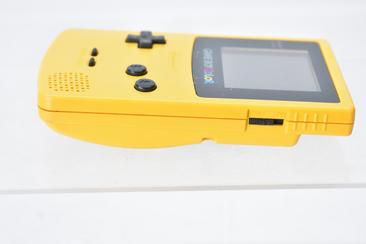 任天堂 CBG-001 ゲームボーイカラー イエロー[NINTENDO][GBC][黄色][GAMEBOY COLOR][レトロ][本体][当時物]H_画像9