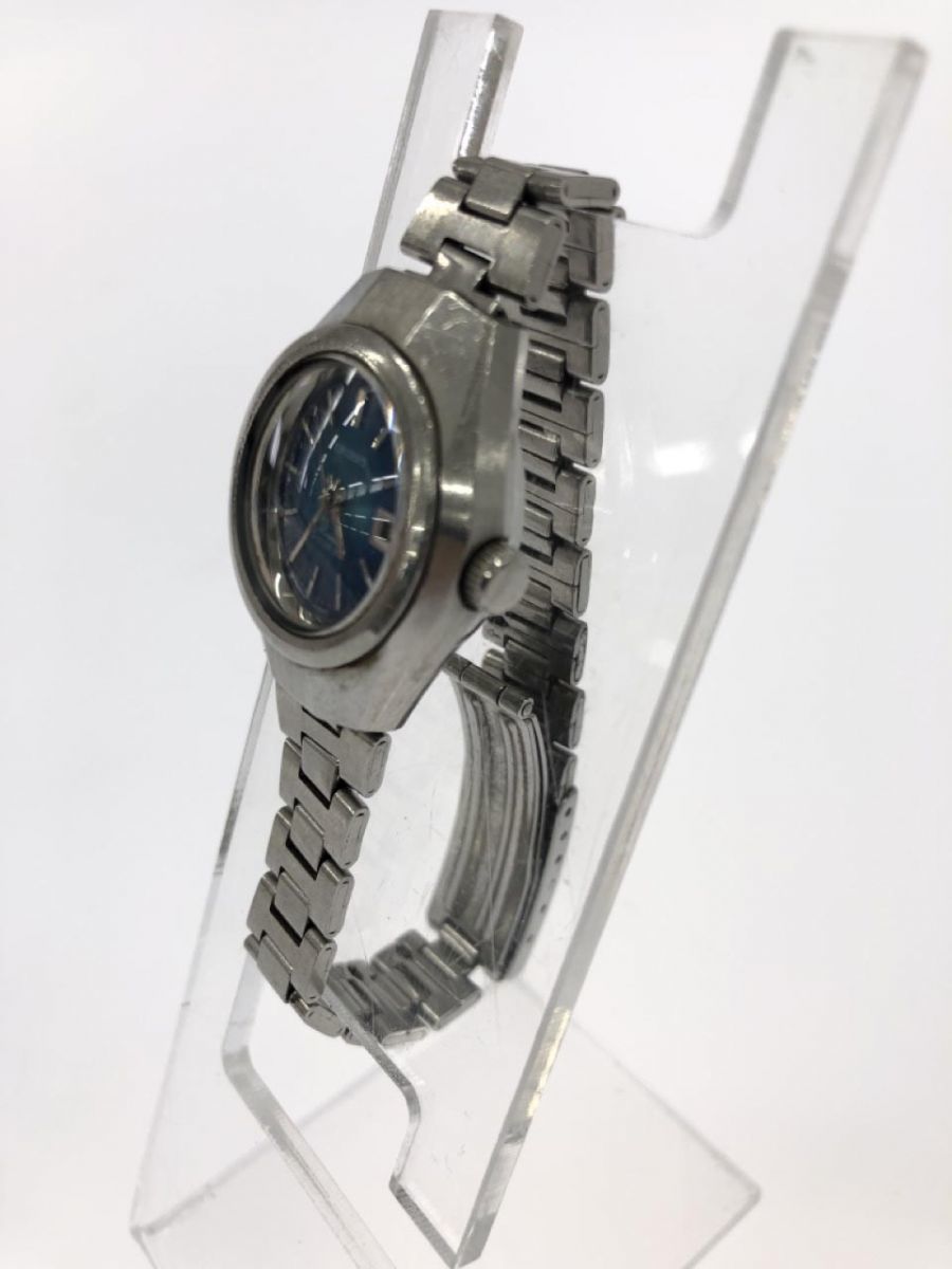 ORIENT オリエント 497-32900 自動巻き 腕 時計 シルバー×ブルー ■■ ☆ dkc7 レディースの画像2