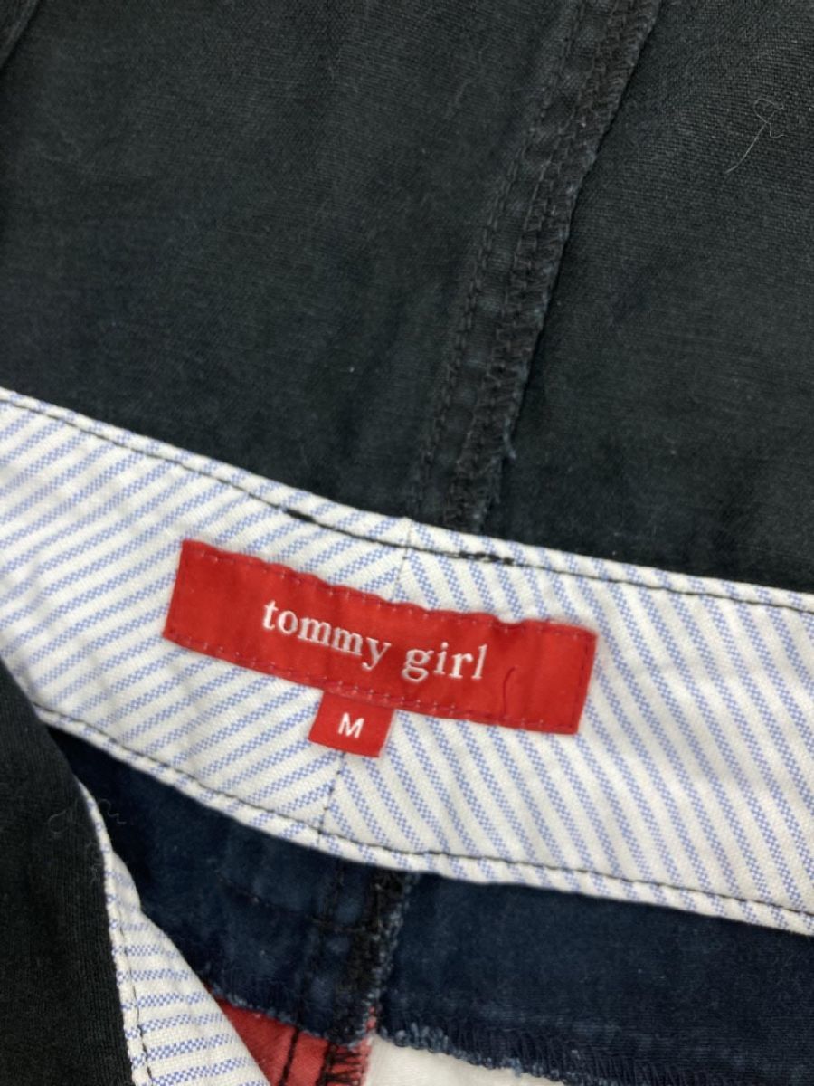 tommy girl トミーガール サロペット オーバーオール sizeM/黒 ■■ ☆ dla4 子供服_画像6