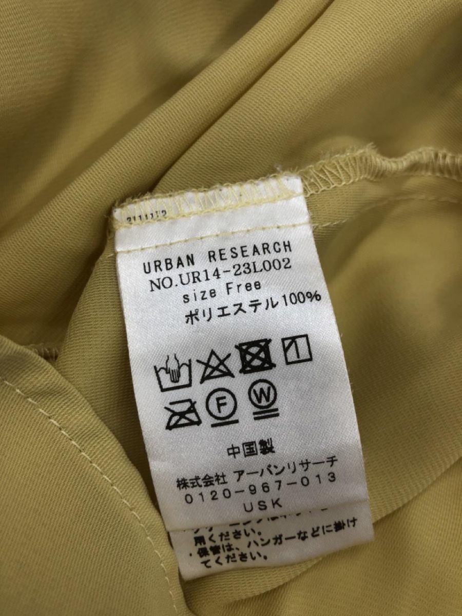 URBAN RESEARCH アーバンリサーチ ブラウス シャツ sizeF/イエロー ■■ ☆ dla4 レディース_画像8