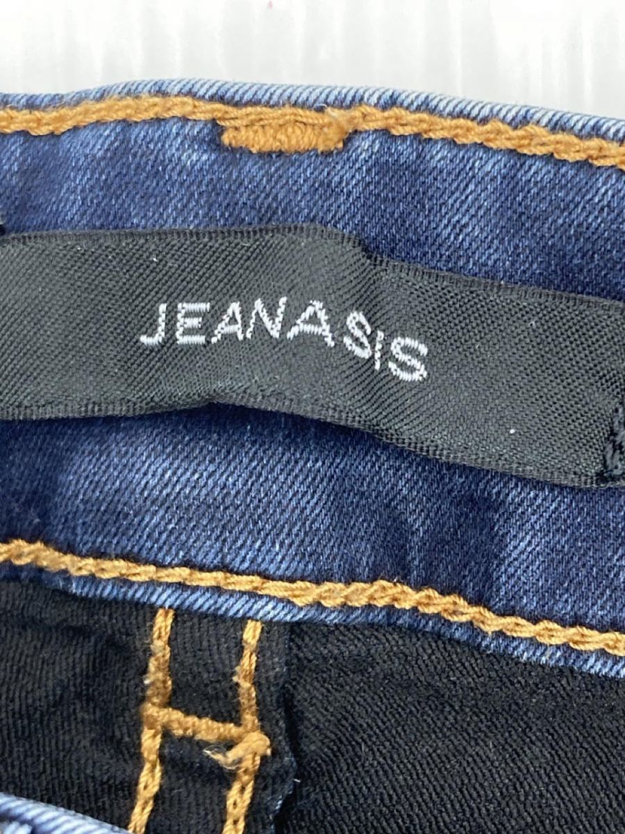 JEANASIS ジーナシス デニムライク ストレッチ スキニー パンツ sizeS/青 ■■ ☆ dlb1 レディース_画像6