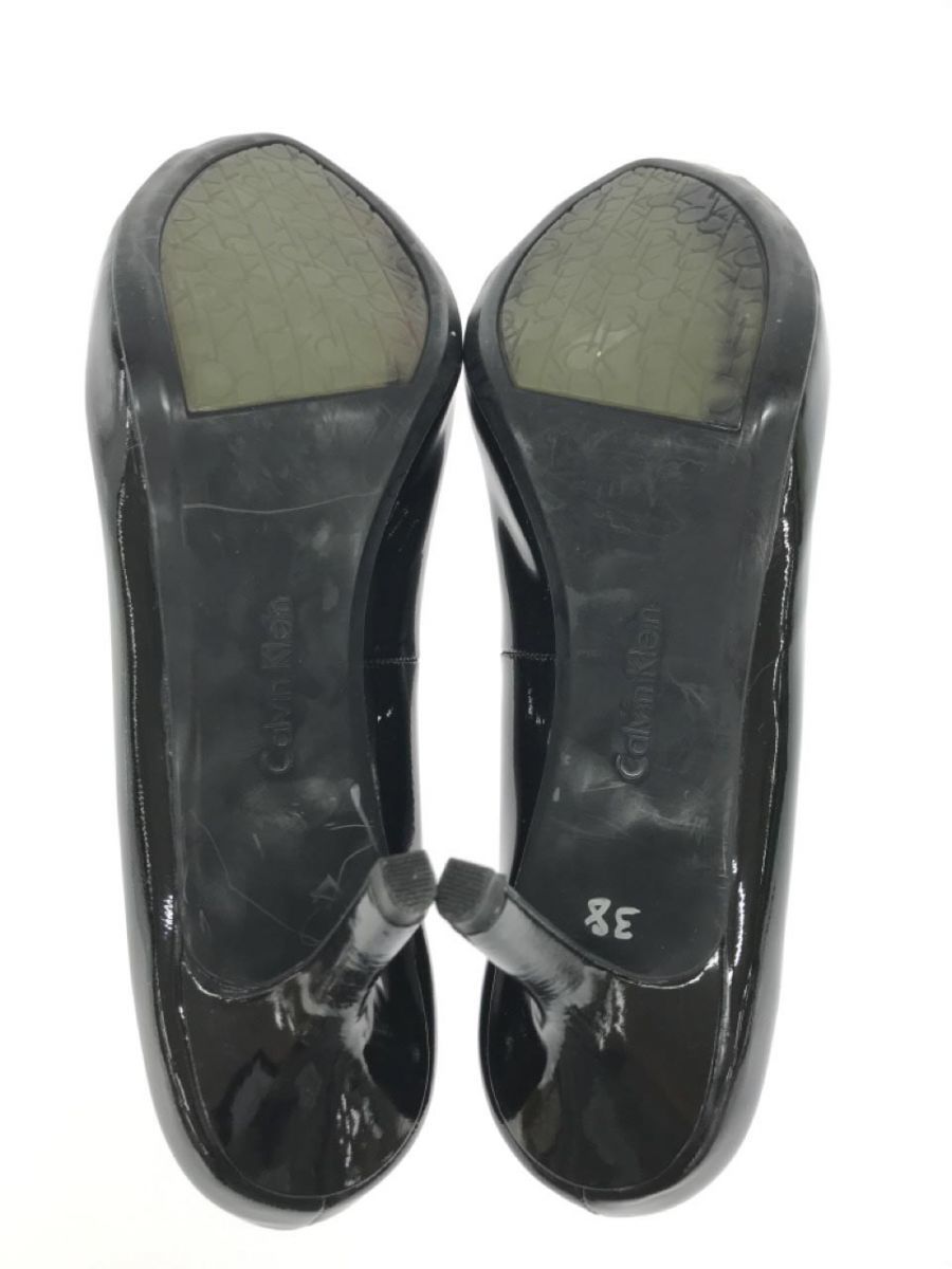 Calvin Klein Calvin Klein high heel pumps size38/ black ## * dlc5 lady's 