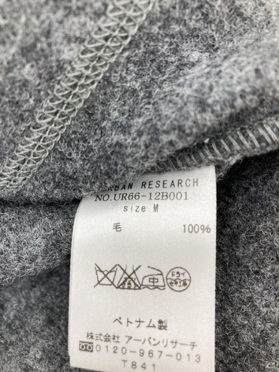 URBAN RESEARCH Urban Research wool 100% jacket sizeM/ gray *# * dlc5 lady's 