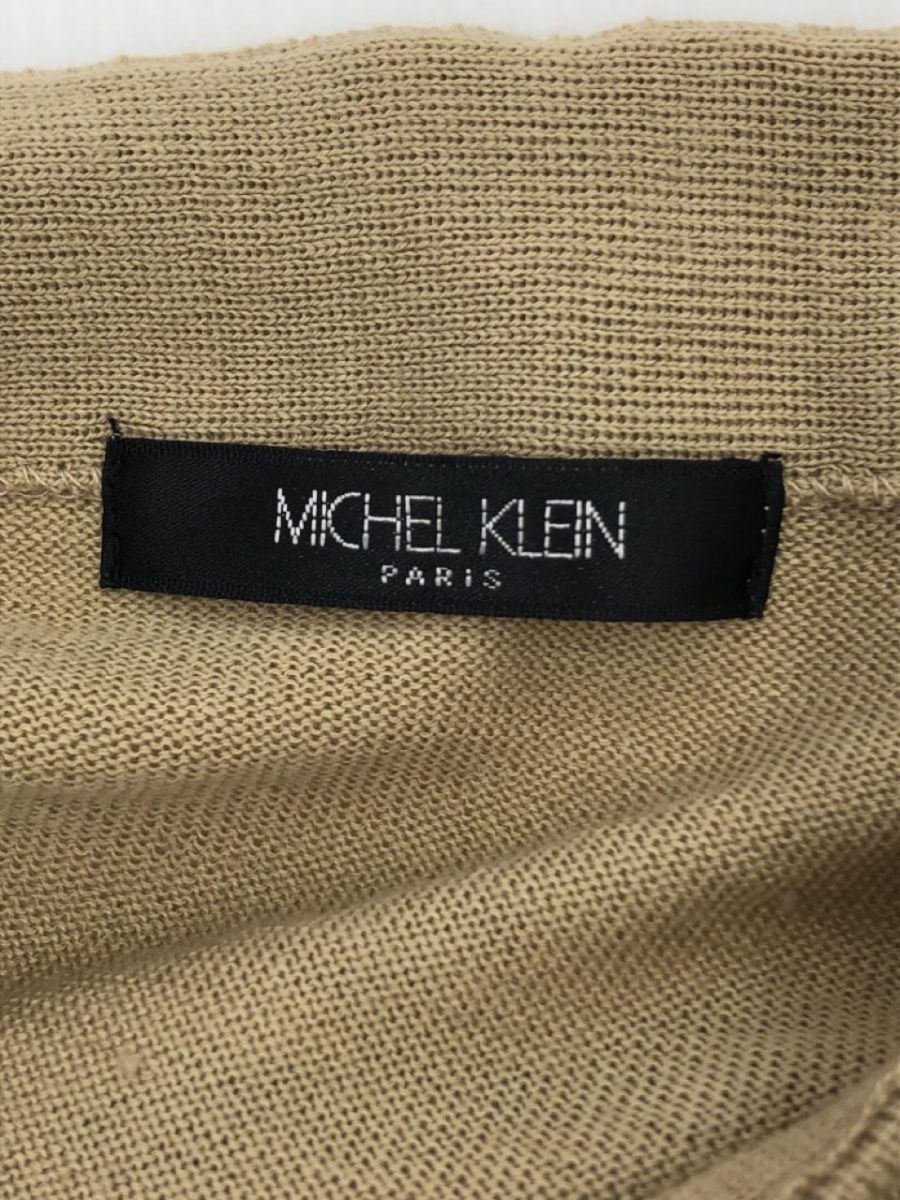 MICHEL KLEIN ミッシェルクラン ウール混 ボトルネック ボーダー ニット セーター size38/ベージュ ◇■ ☆ dlc5 レディース_画像5