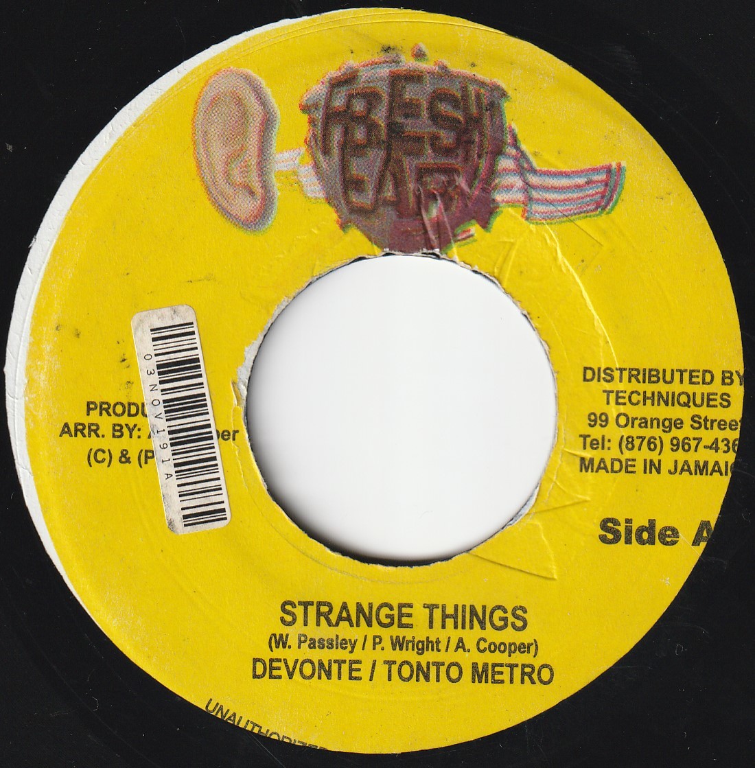 JA盤7"EP★Devonte & Tanto Metro★Strange Things★No Other Way / Hawkeye★2003年★超音波洗浄済★試聴可能_画像1