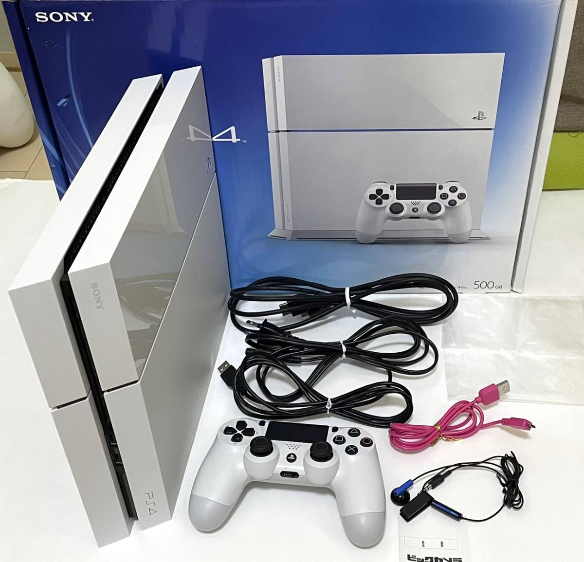 PS4本体 PlayStation4 CUH-1100A グレイシャー・ホワイト 白 プレステ