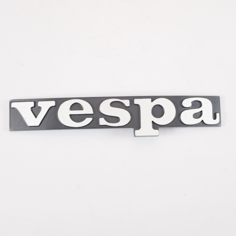 Badge Vespa legshield for Vespa P125X VNX2T P150X VLX1T P200E VSX1T ベスパ P/PX系レッグシールドバッジ_画像1