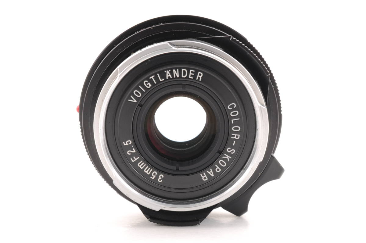 フォクトレンダー VOIGTLANDER COLOR-SKOPAR 35mm f2.5 Mマウント MF 一眼カメラレンズ 管K5243_画像6