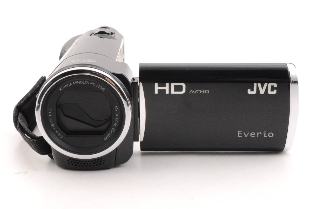 動作品 JVC Everio エブリオ GZ-HM238-B 黒 ブラック ビクター デジタルビデオカメラ 管K5265_画像2