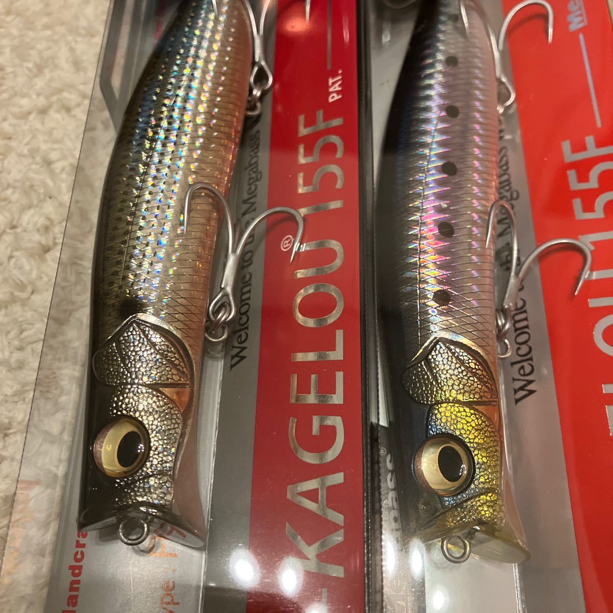 megabass メガバス　カゲロウ　155F 2点　新品　未使用　送料無料　コノシロ　イワシ_画像2