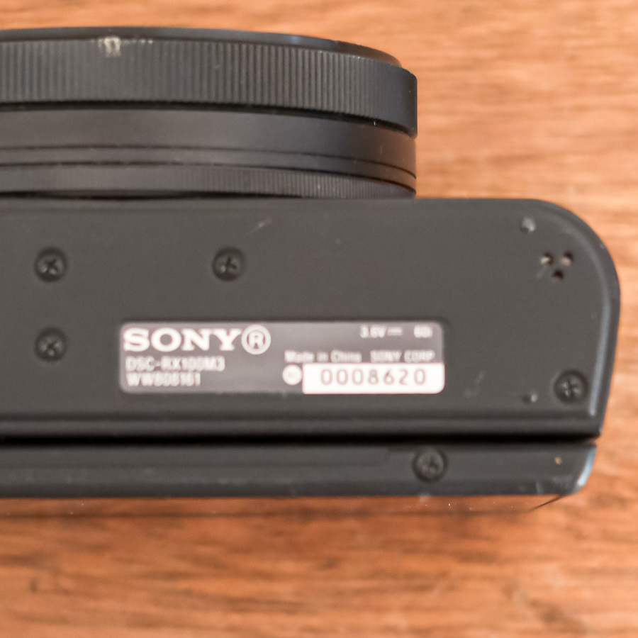 【美品】SONY　ソニー　Cyber-shot　DSC-RX100M3　RX100 III　RX100III_レンズ下部の白い汚れは光の反射です