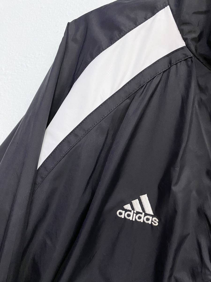 (T1589 ) ADIDAS WINDBREAKER JACKET ウィンドブレーカー ジャケット メンズ XL サイズ 正規品_画像3