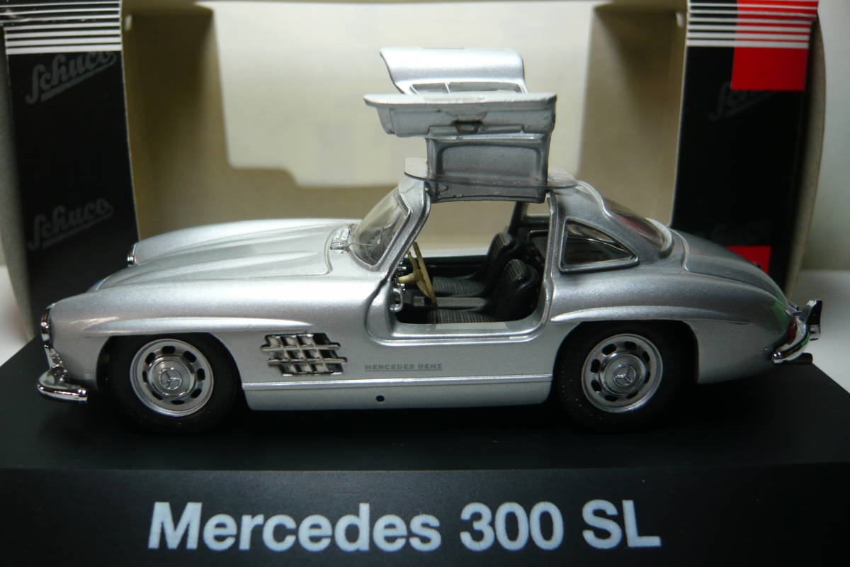 '54-57 メルセデスベンツ 300SL (W198I)／シュコー1/43／シルヴァー_画像3