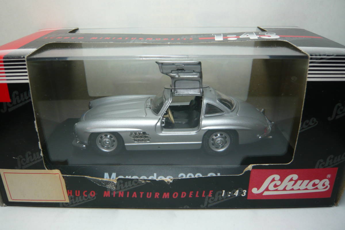 '54-57 メルセデスベンツ 300SL (W198I)／シュコー1/43／シルヴァー_画像10