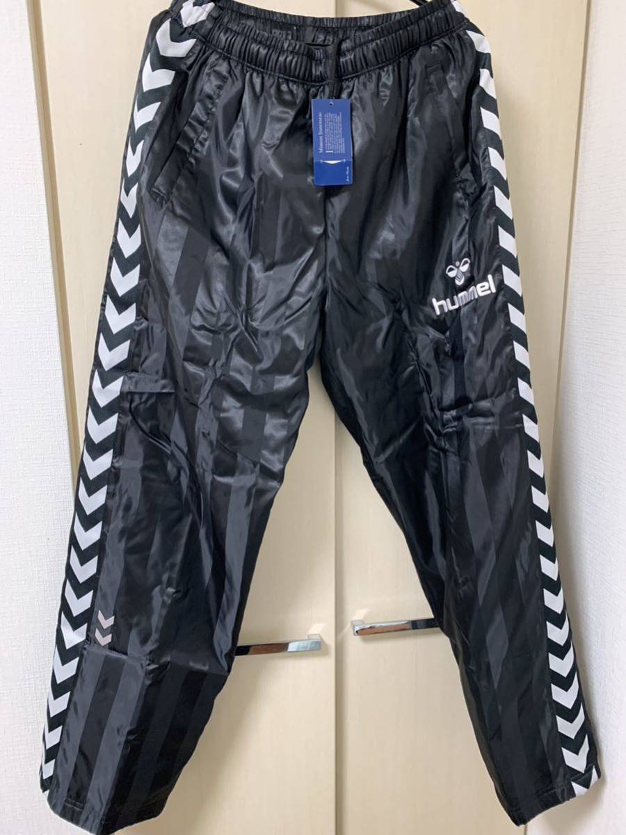 [ unused tag attaching ]hyumeruhummel cotton inside windbreaker soccer futsal jersey protection against cold long pants O size HAW3016