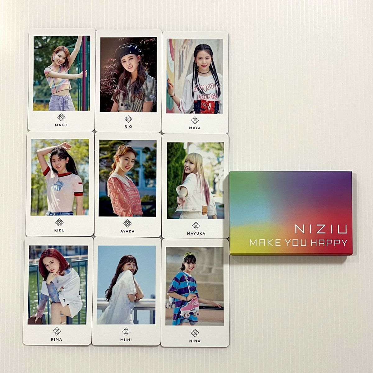 NiziU フォトカードセット(全メンバー9枚入り)Make you happy NiziU フォトカードセット(全メンバー9枚入り)Make you happy