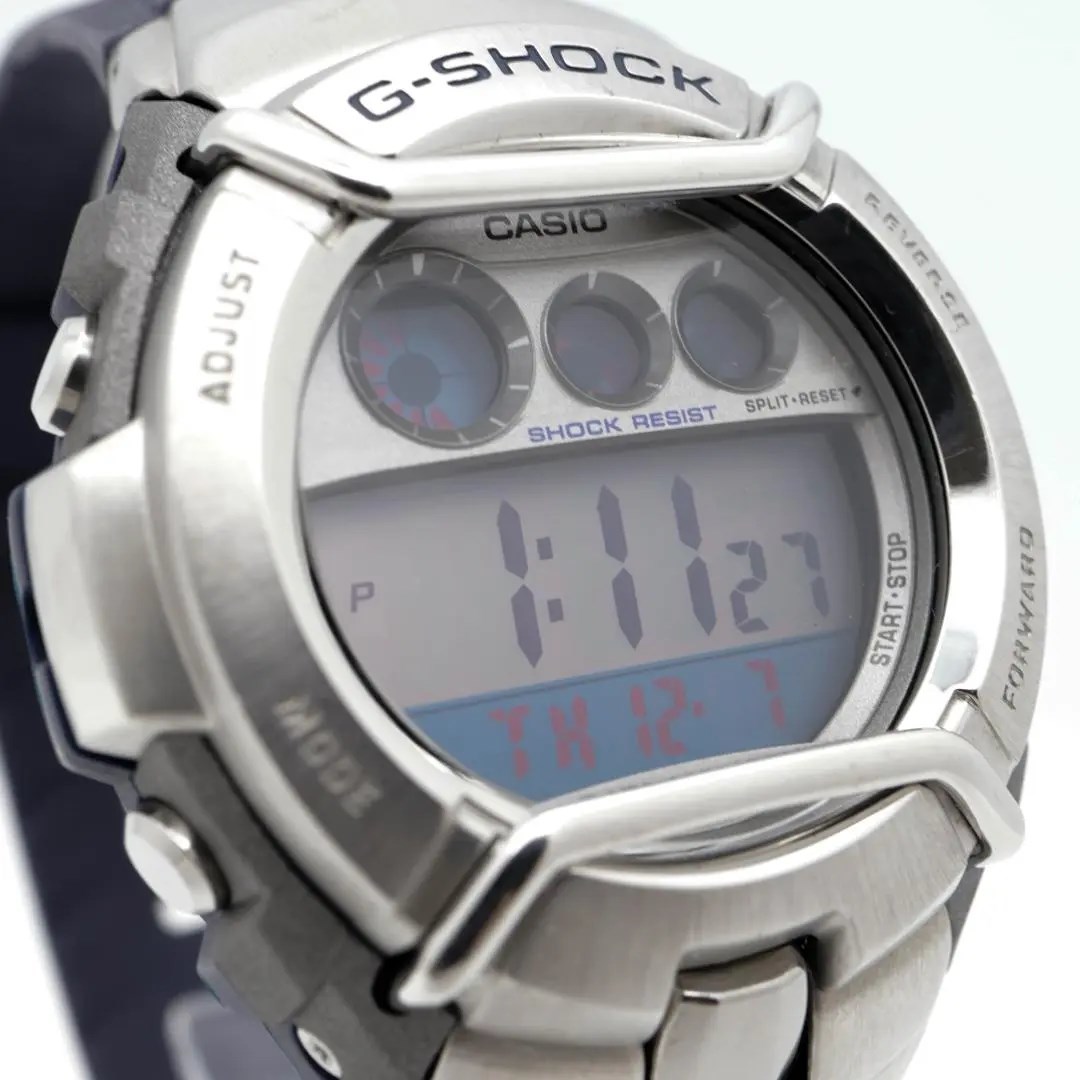希少》G-SHOCK 腕時計 シルバー デジタル ラバー メンズ h｜Yahoo