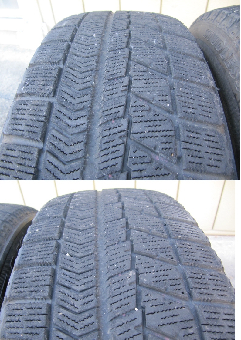 ブリヂストン BLIZZAK 175/65R15 17年製 & ブリヂストンBALMINUM 15ｘ5.5J PCD:100 4H 4本セット