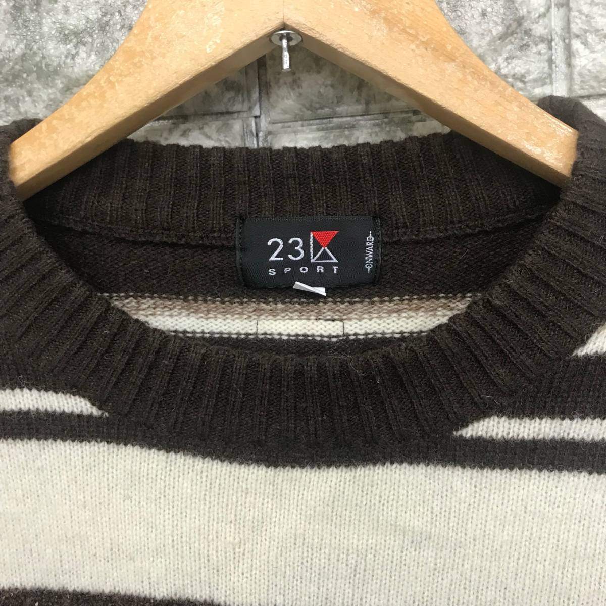 ■23区 スポーツ セーター ニット ボーダー サイズ２ _画像4