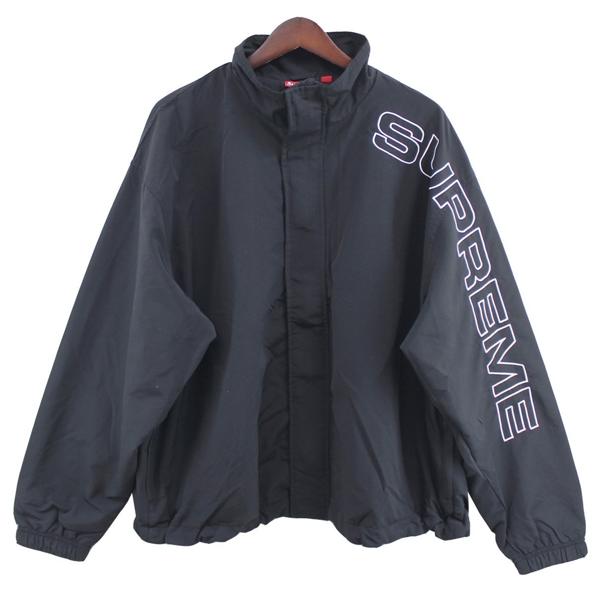SUPREME　 23AW Spellout Embroidered Track Jacket ロゴトラックジャケット 商品番号：8056000169119