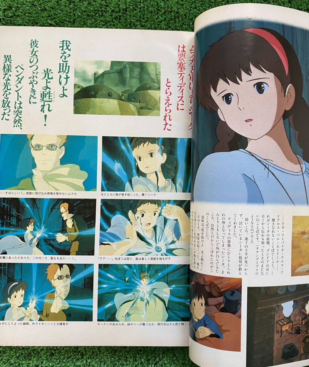 【激レア】アニメージュ　1986年8月　天空の城ラピュタ　ジブリ　宮崎駿　ANIMAGE 検)セル画　原画　ポストカード　イラスト_画像7