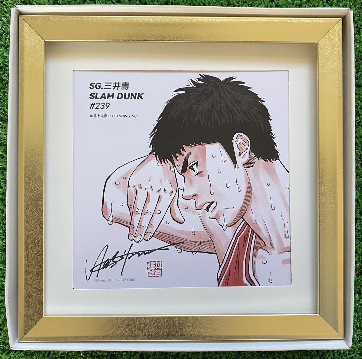 ゴールド仕様】額装品 スラムダンク SLAM DUNK 湘北 三井寿 ゴールド仕様】額装品 スラムダンク SLAM DUNK 湘北 三井寿