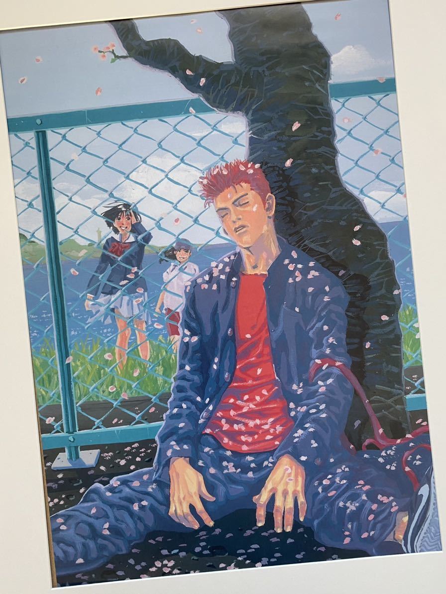 【額装品】スラムダンク　SLAM DUNK 井上雄彦 ポスター大ver E TAKEHIKO INOUE 検)セル画　原画　ポストカード　イラスト