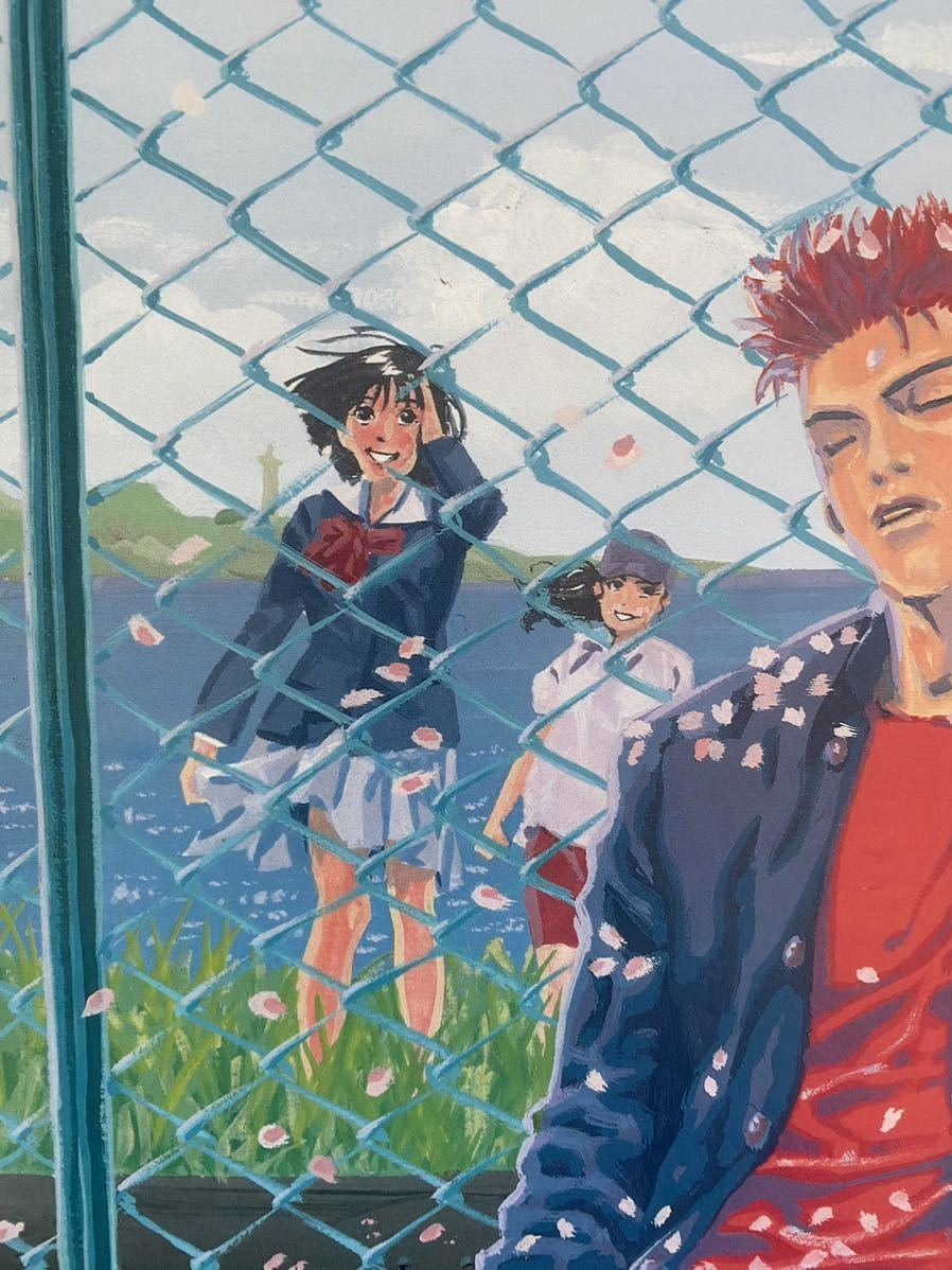 【額装品】スラムダンク　SLAM DUNK 井上雄彦 ポスター大ver E TAKEHIKO INOUE 検)セル画　原画　ポストカード　イラスト