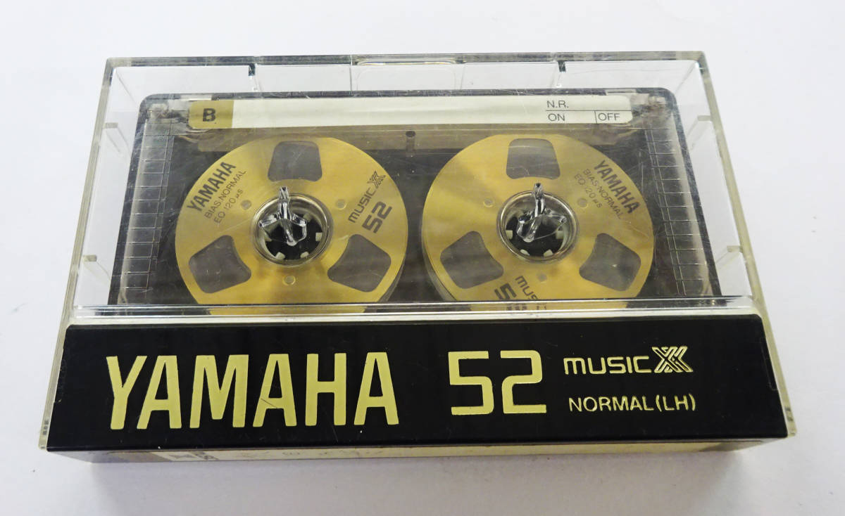 ★ YAMAHA オープンリール型 カセットテープ 使用品 musicXX 52 ゴールド 爪有り ★定形外郵便210円★_画像1