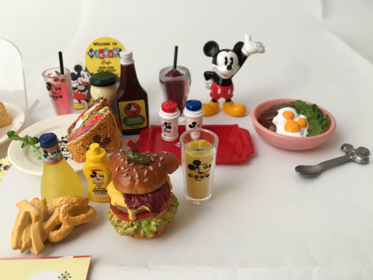 リーメント ディズニー ベーカリー ミッキーマウス50'sCafe ロコモコ ハンバーガー ホットサンド等 5種類色々まとめて_画像8