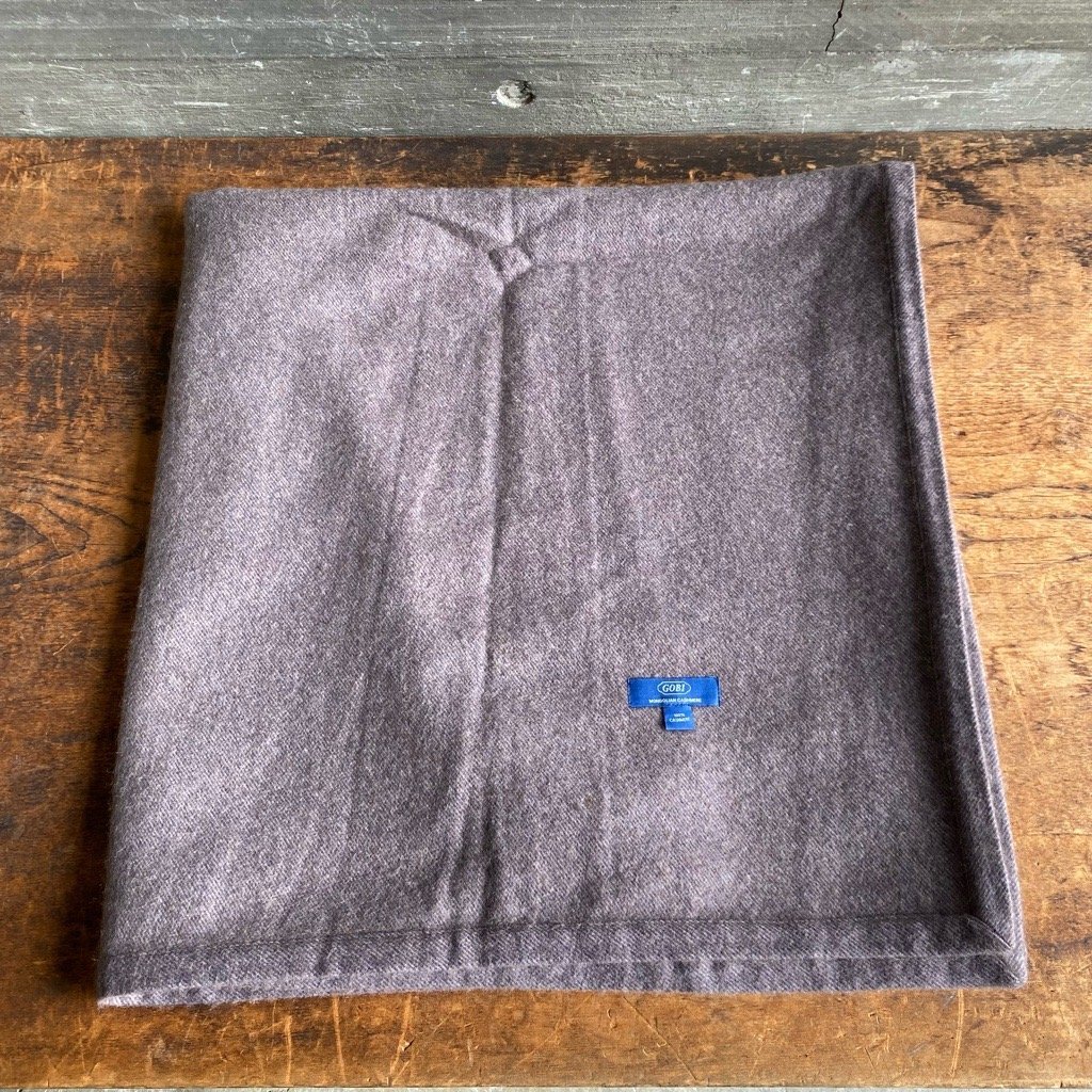 GOBI MONGOLIAN CASHMERE カシミヤ CASHMERE 100% ⑬ ブランケット ストール ひざ掛け 毛布 ゴビ digjunkmarket_画像2