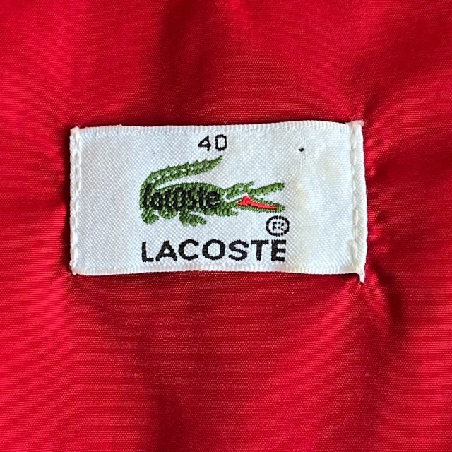 LACOSTE/ラコステ ダウンジャケット サイズ 40 レッド 赤 直接引取歓迎(横浜市) digjunkmarket_画像8